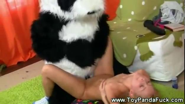 Teen girls sexual play with her toypanda