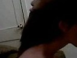 Here's another slut fucked over the side of a couch in this homemade fucking video. You can see her rammed from behind and watch her suck cock and swallow up all of his cum