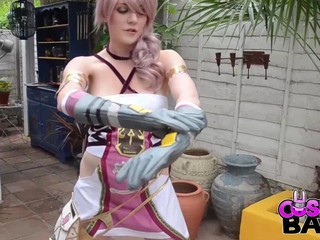 Serah is the main protagonist of Last Dream XIII-two and is on a lengthy mission to find her sister Lightning. On the way that babe stops in many places and this one that babe cannot contain herself but to masturbate and that babe appears to be to have part of a fragment crystal in her narrow down straits arse!